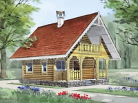 Проект деревянного дома №2