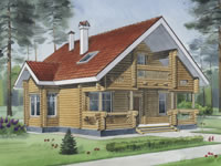 Проект деревянного дома №3