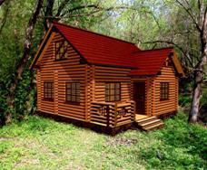 проект деревянного дома 7 * 7