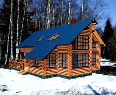 проект деревянного дома 10 * 13