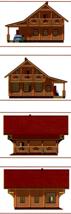 деревянный дом на проекте